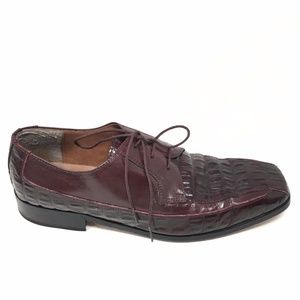 burgundy stacy adams shoes